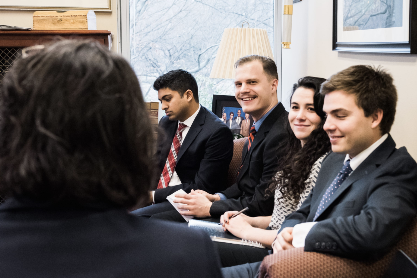 Batten students visit the Virginia State Capitol in Richmond.