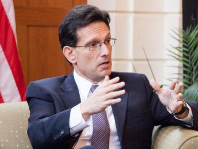 Former Majority Leader Eric Cantor Speaks about the 2016 Presidential Campaign