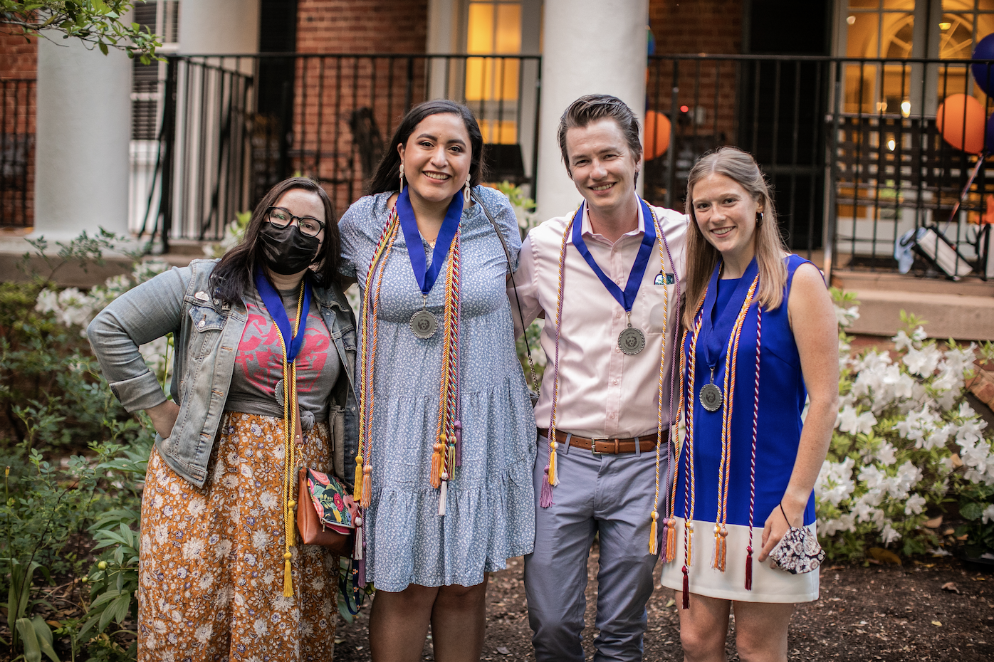 Pilot Award recipients Meghan Clancy, Jasmine Rangel, Geoffrey Paul and Allie Strehle. (John Robinson Photography)