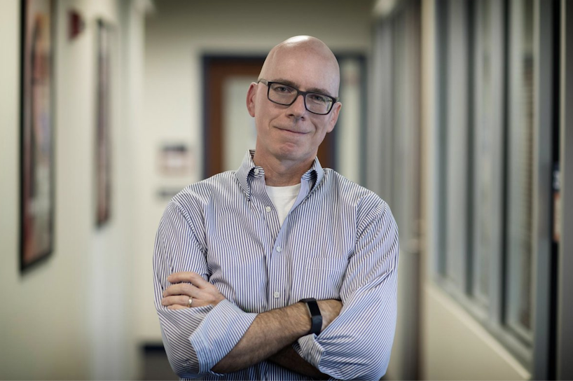 Clinical psychologist and assistant professor of public policy Tim Davis has been speaking to parents at UVA orientation sessions since 2017. (Photo by Dan Addison, University Communications)