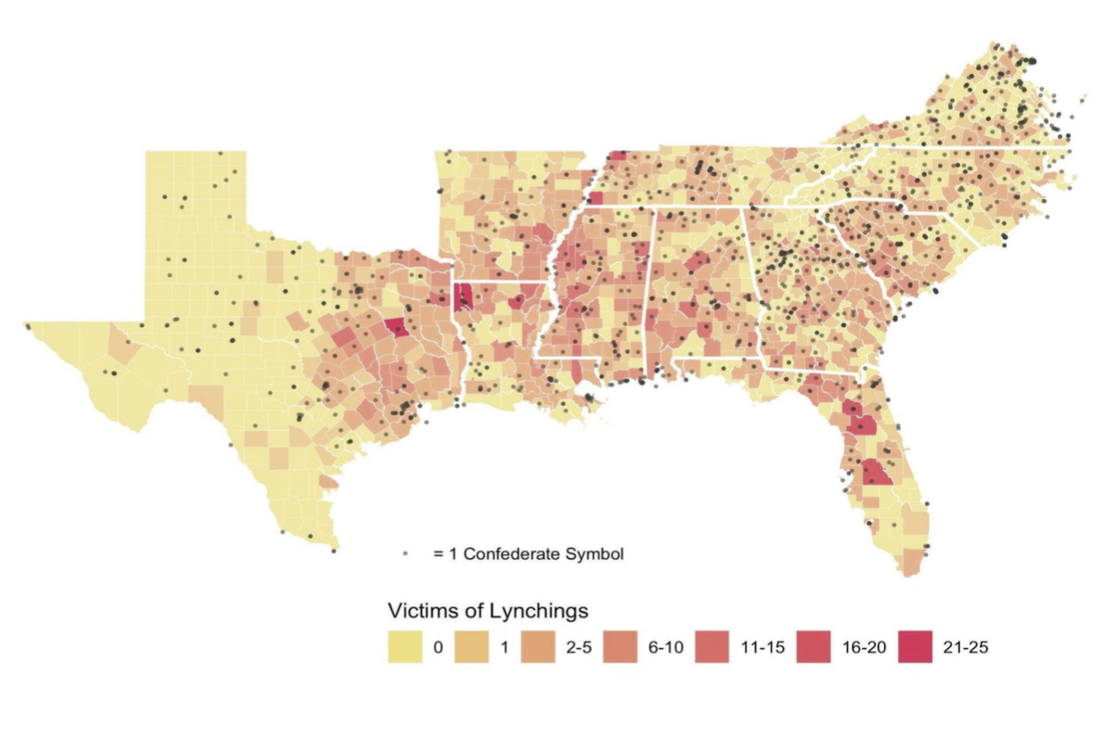 New UVA Study Finds Correlation Between Lynchings and Confederate Monuments