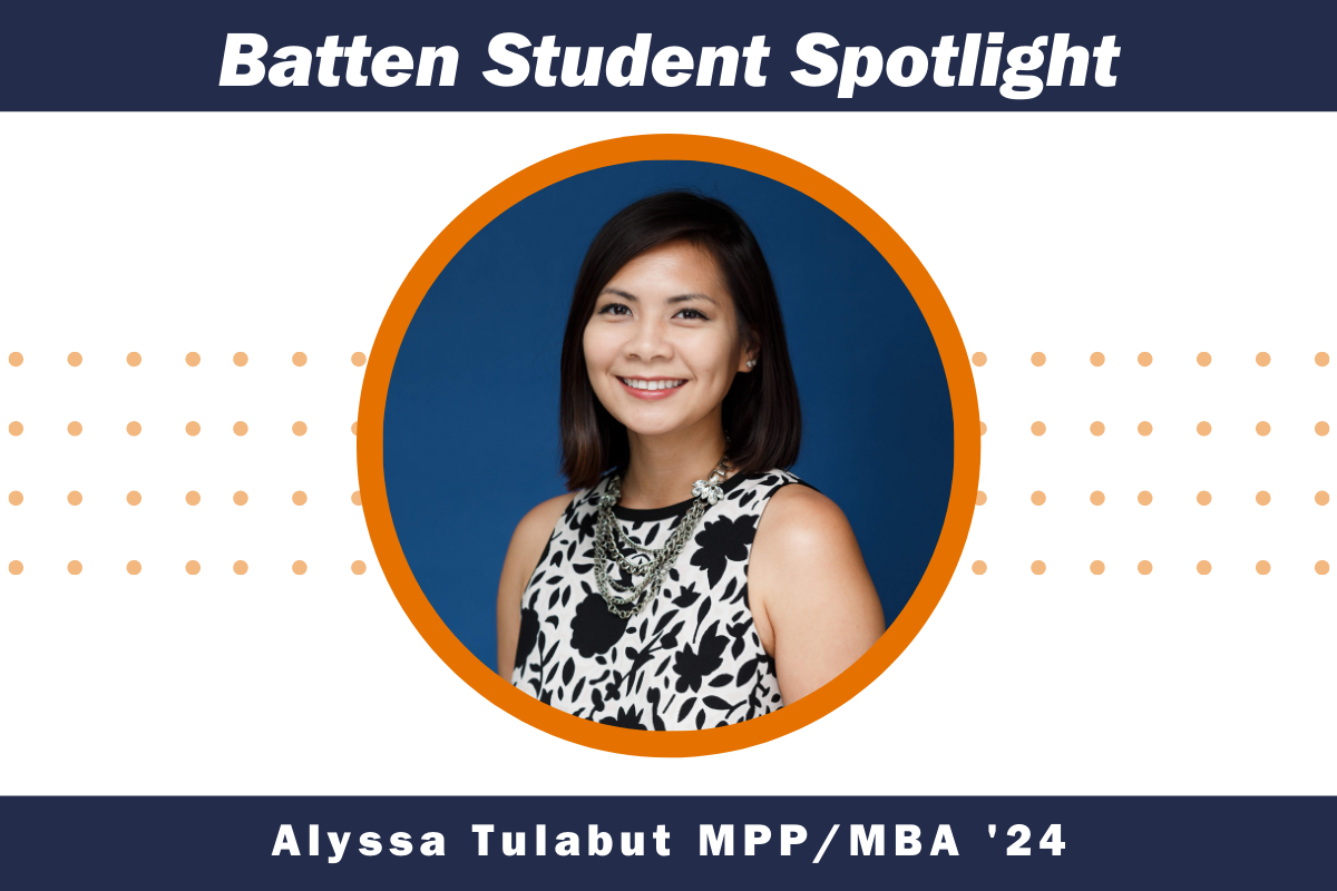 Student Spotlight: Alyssa Tulabut MPP/MBA ’24