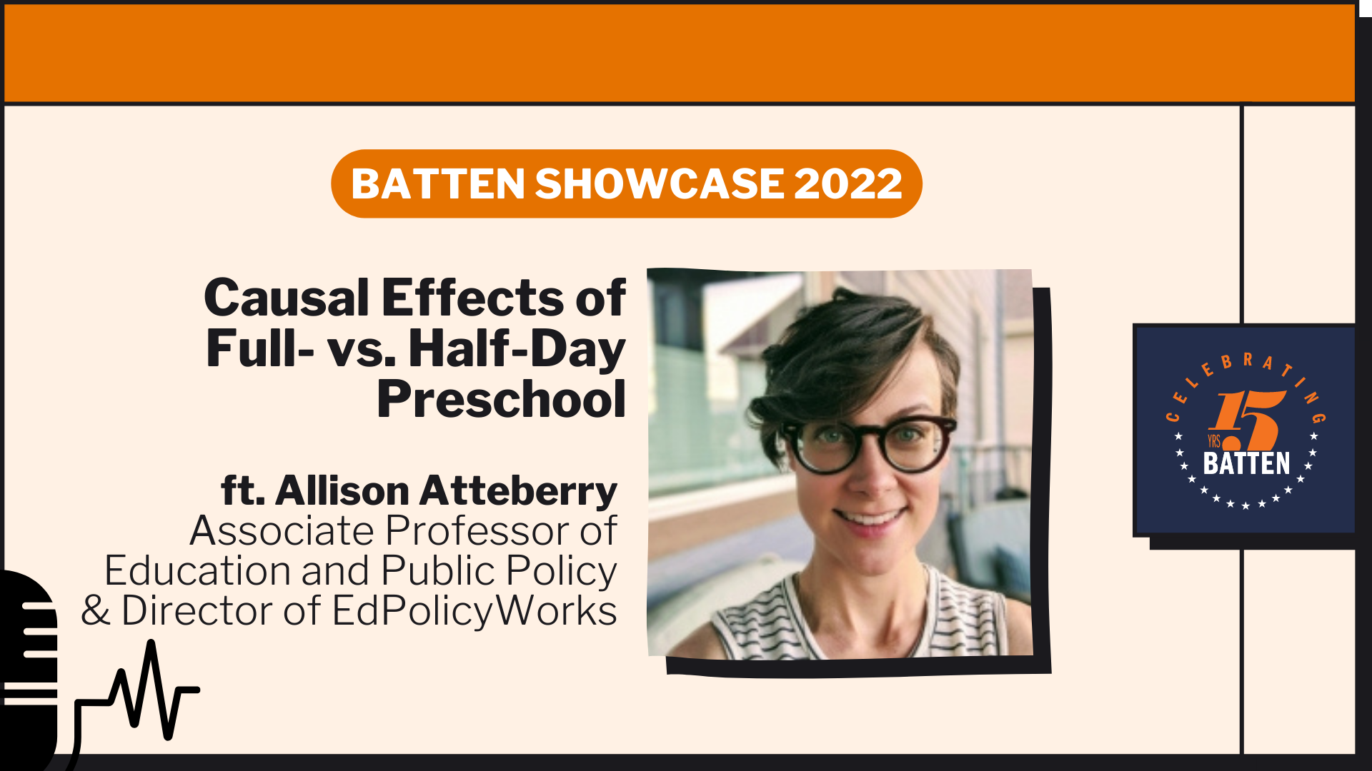 Batten Showcase 2022: Causal Effects of Full- vs. Half-day Preschool ft. Allison Atteberry