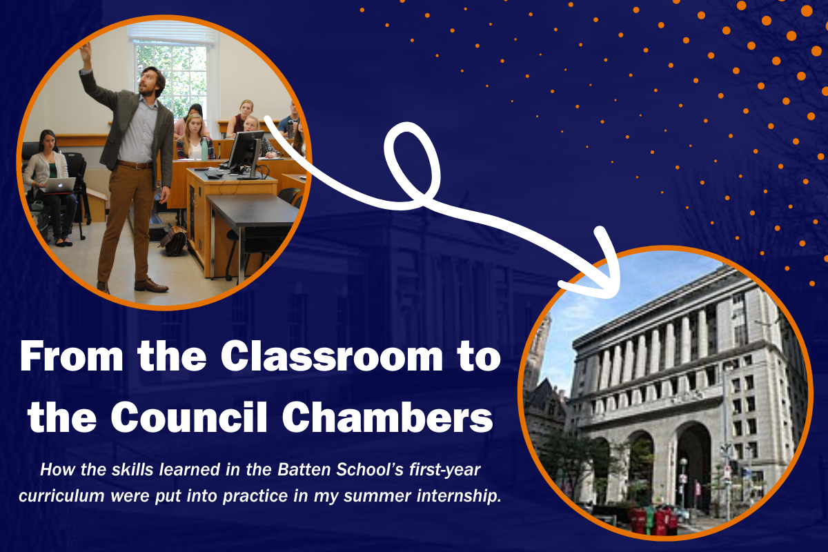 From the Classroom to the Council Chambers