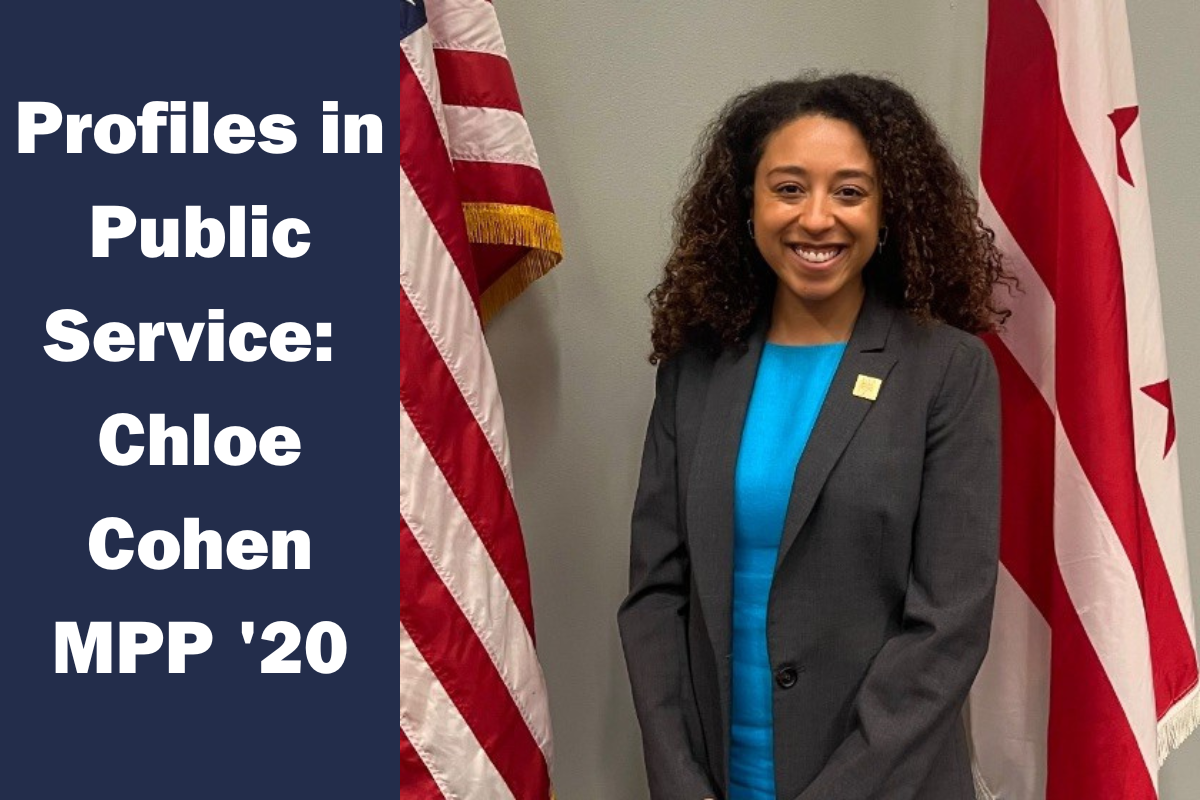 Profile in Public Service: Chloe Cohen (MPP ’20) builds career around housing and public policy