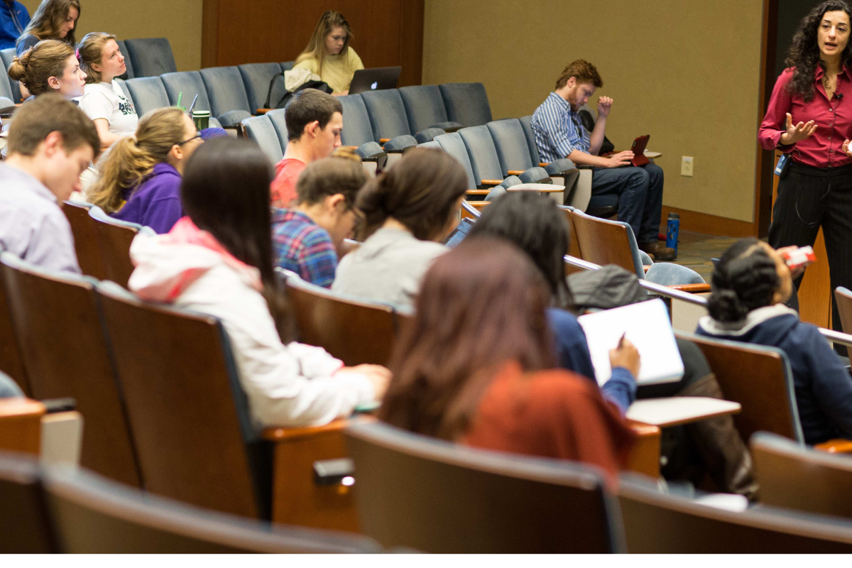 Students in class