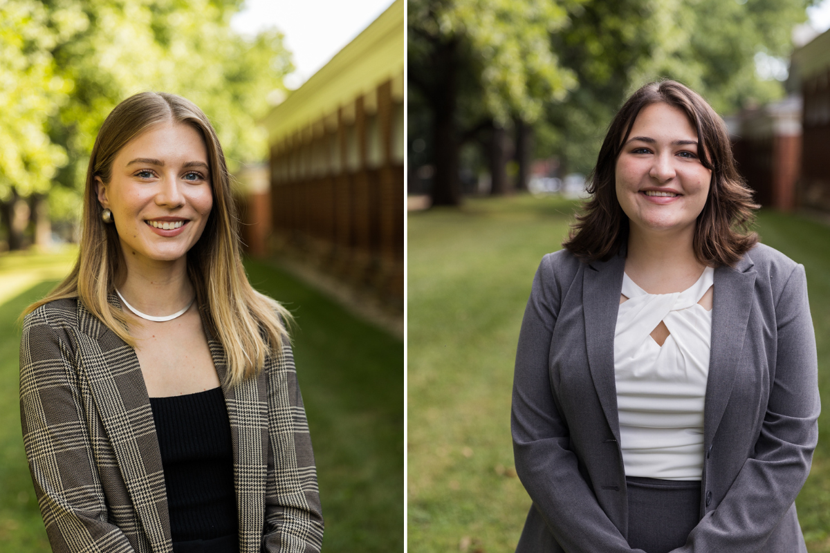 Tadler fellows Sophie McGinley and Savannah Hundley