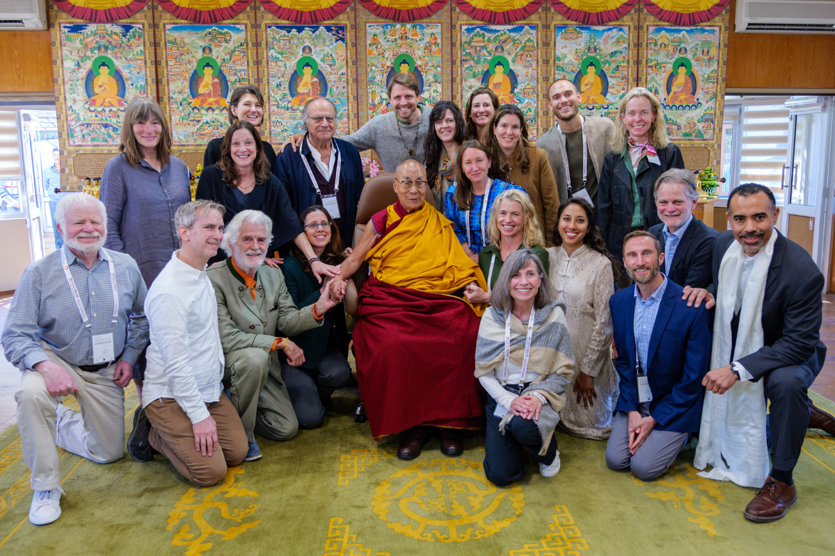 group photo in Dharamsala