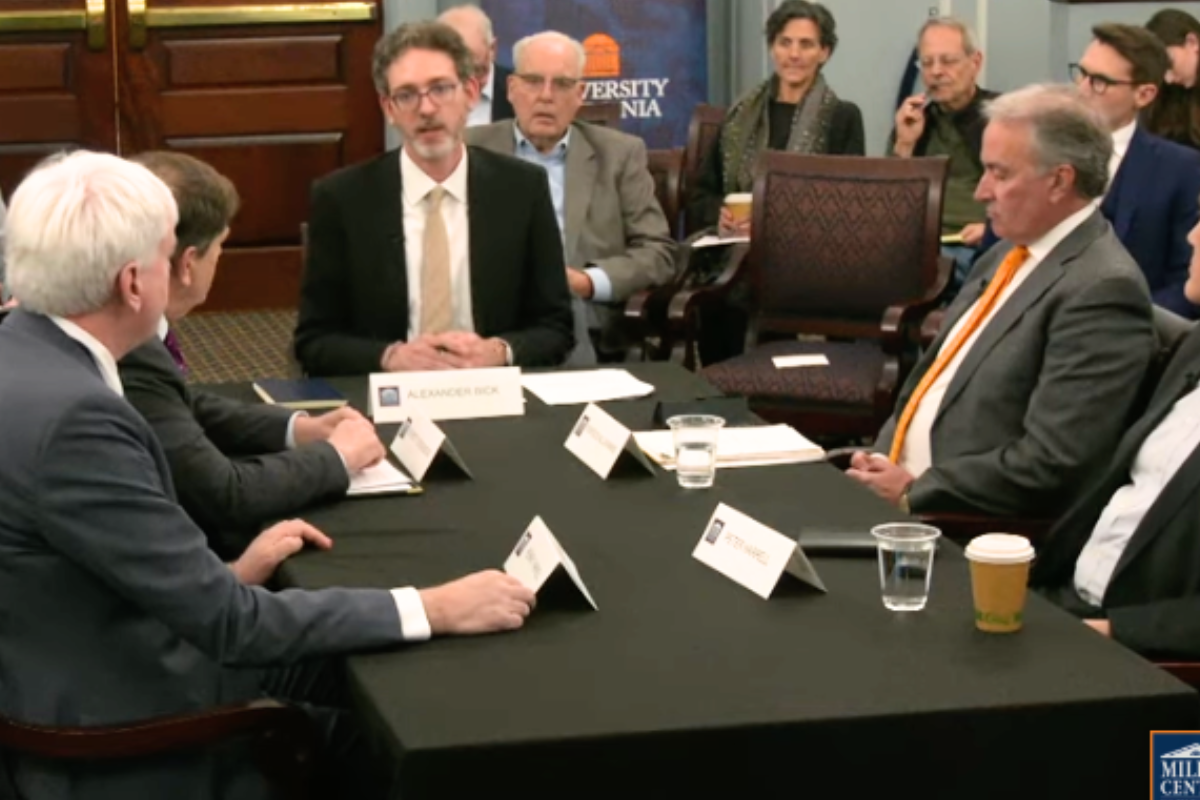 Bick Moderates Panel on Presidential Uses of Economic Power