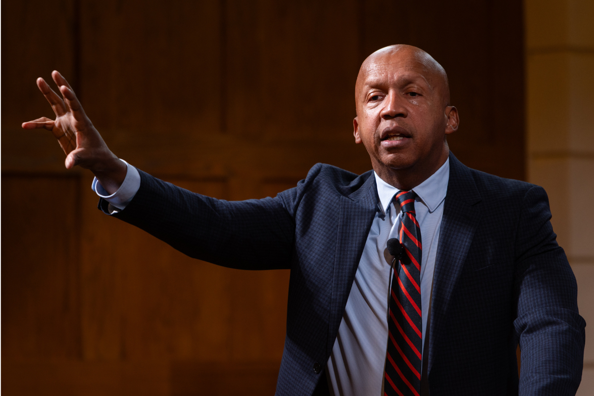 A “Fierce Moral Advocate,” Bryan Stevenson Inspires UVA Batten Audience