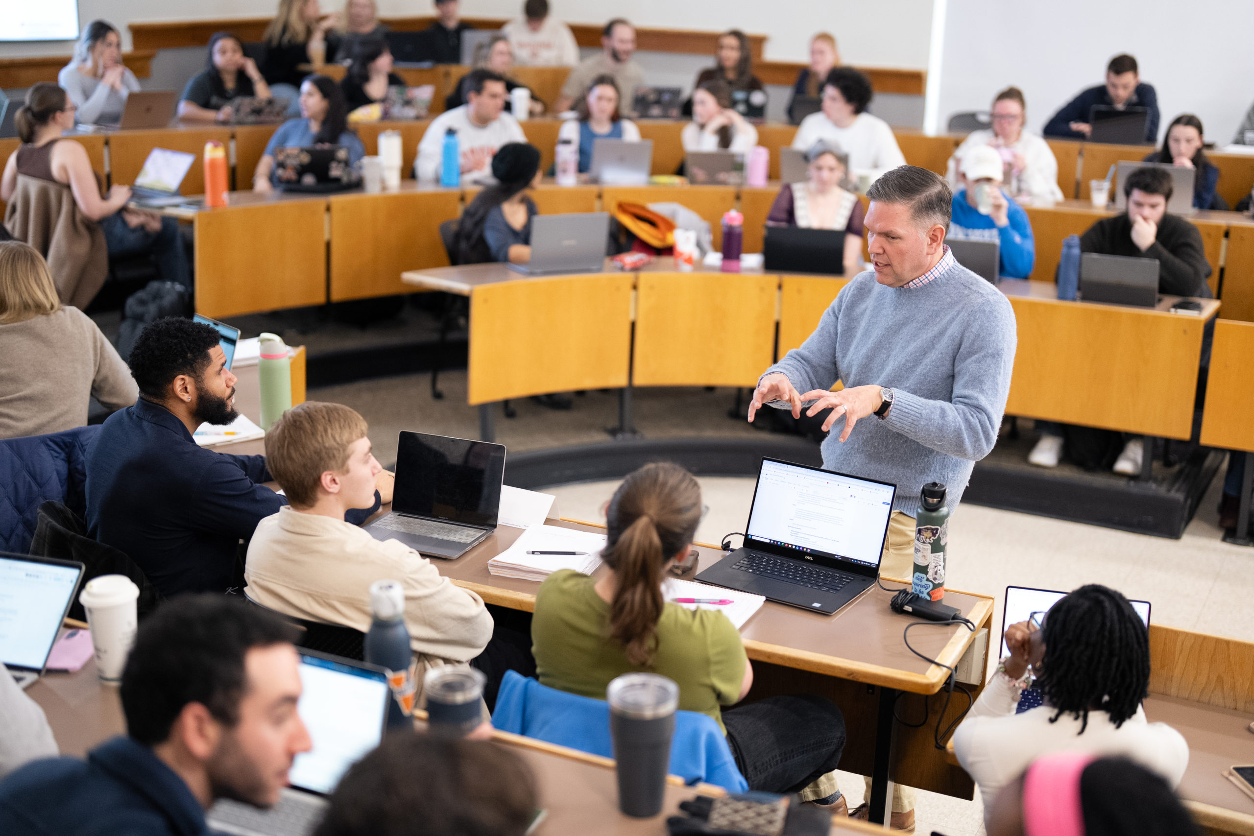 Fauclty member teaching in classroom