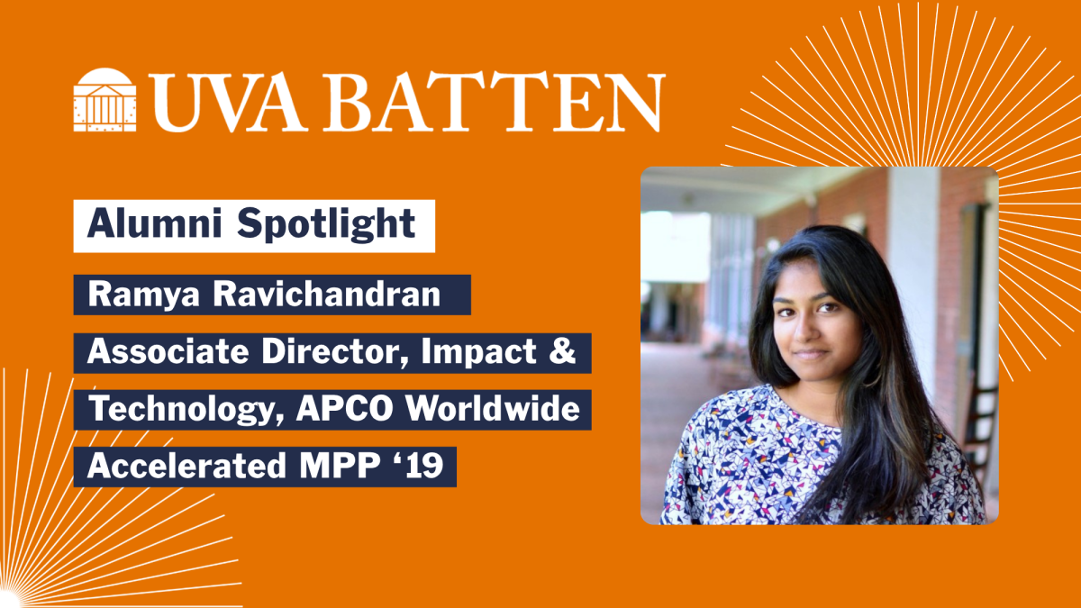 Alum Spotlight: Ramya Ravichandran (Accelerated MPP ’19)