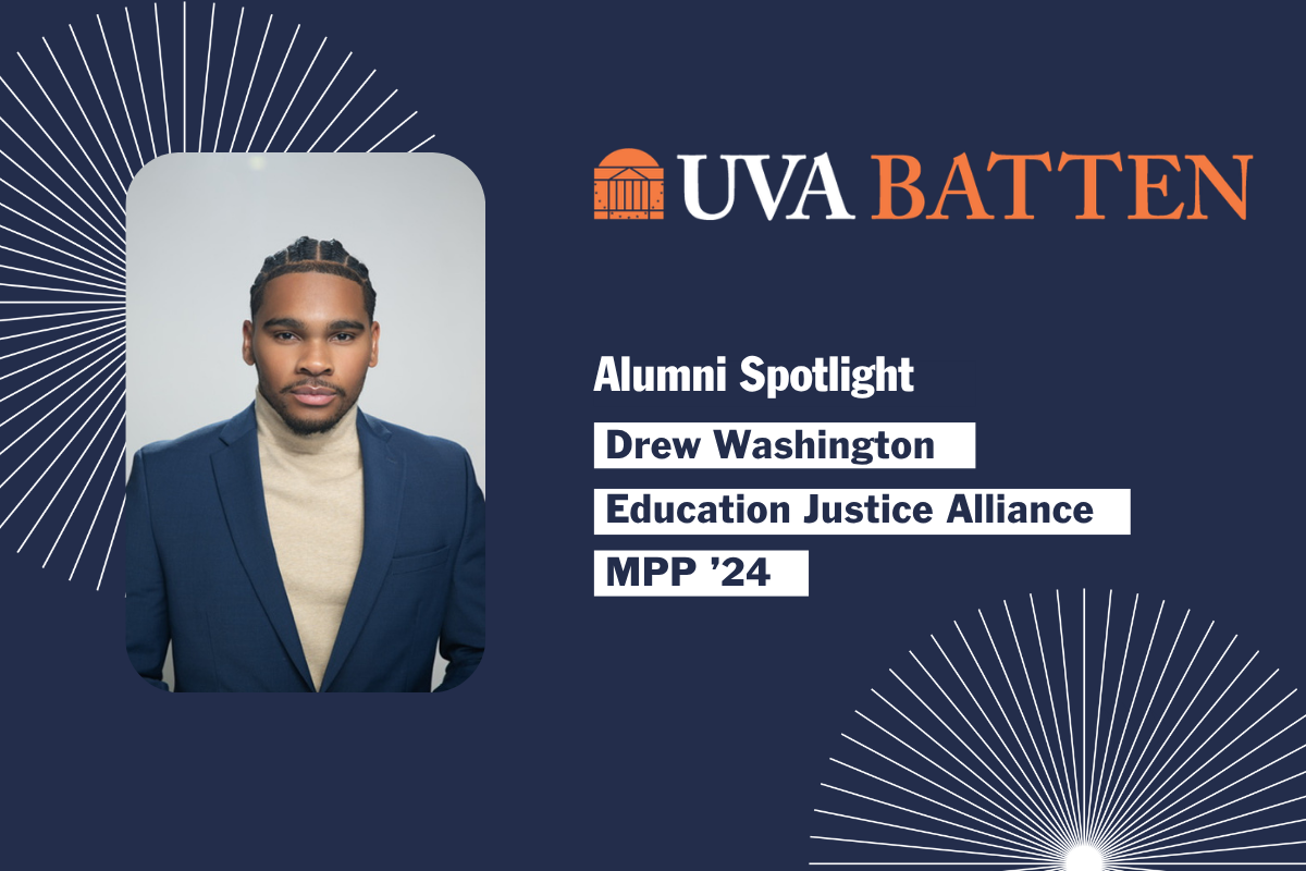 Alum Spotlight: Drew Washington (MPP ’24)