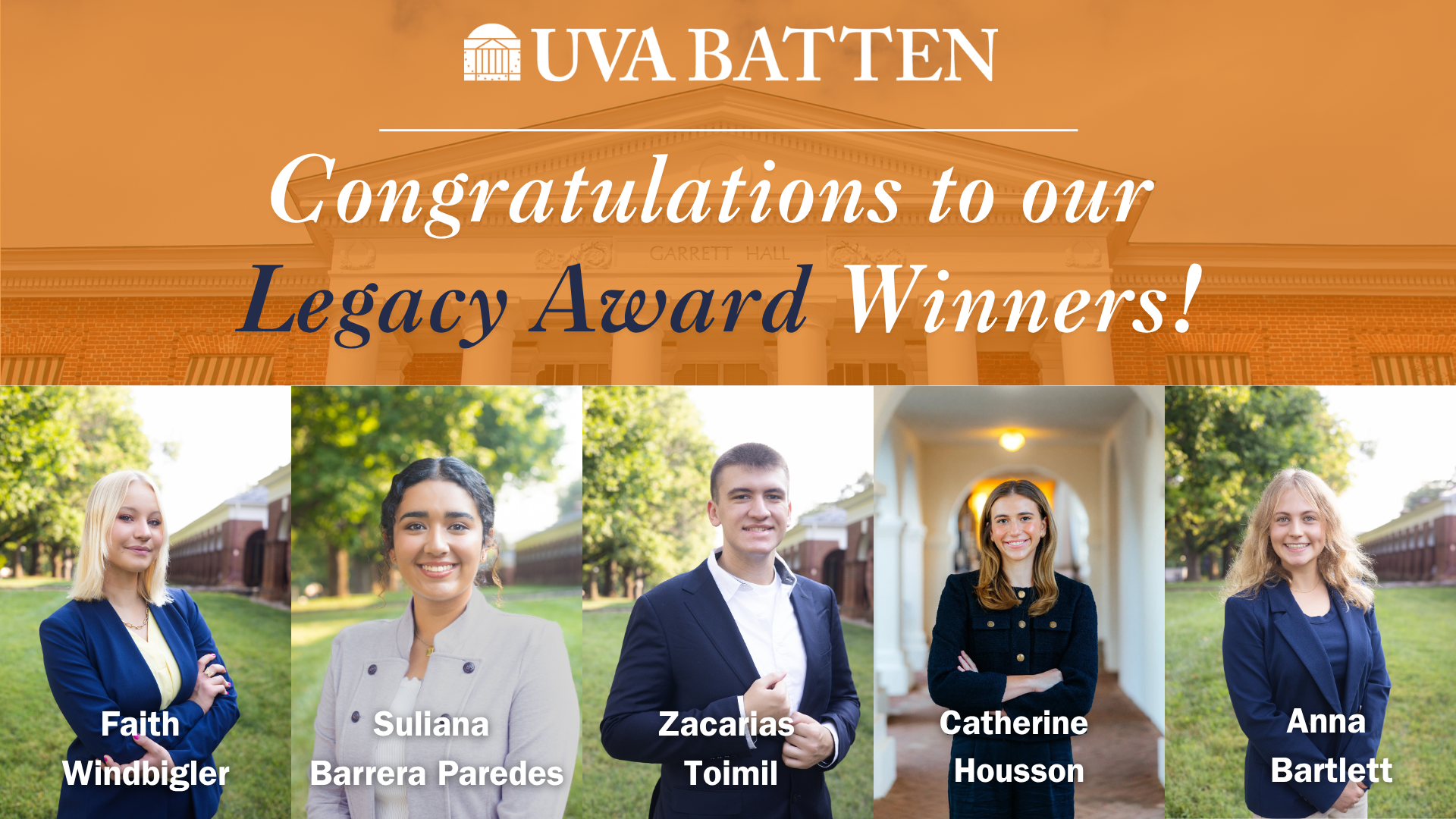 2026 Legacy Award winners